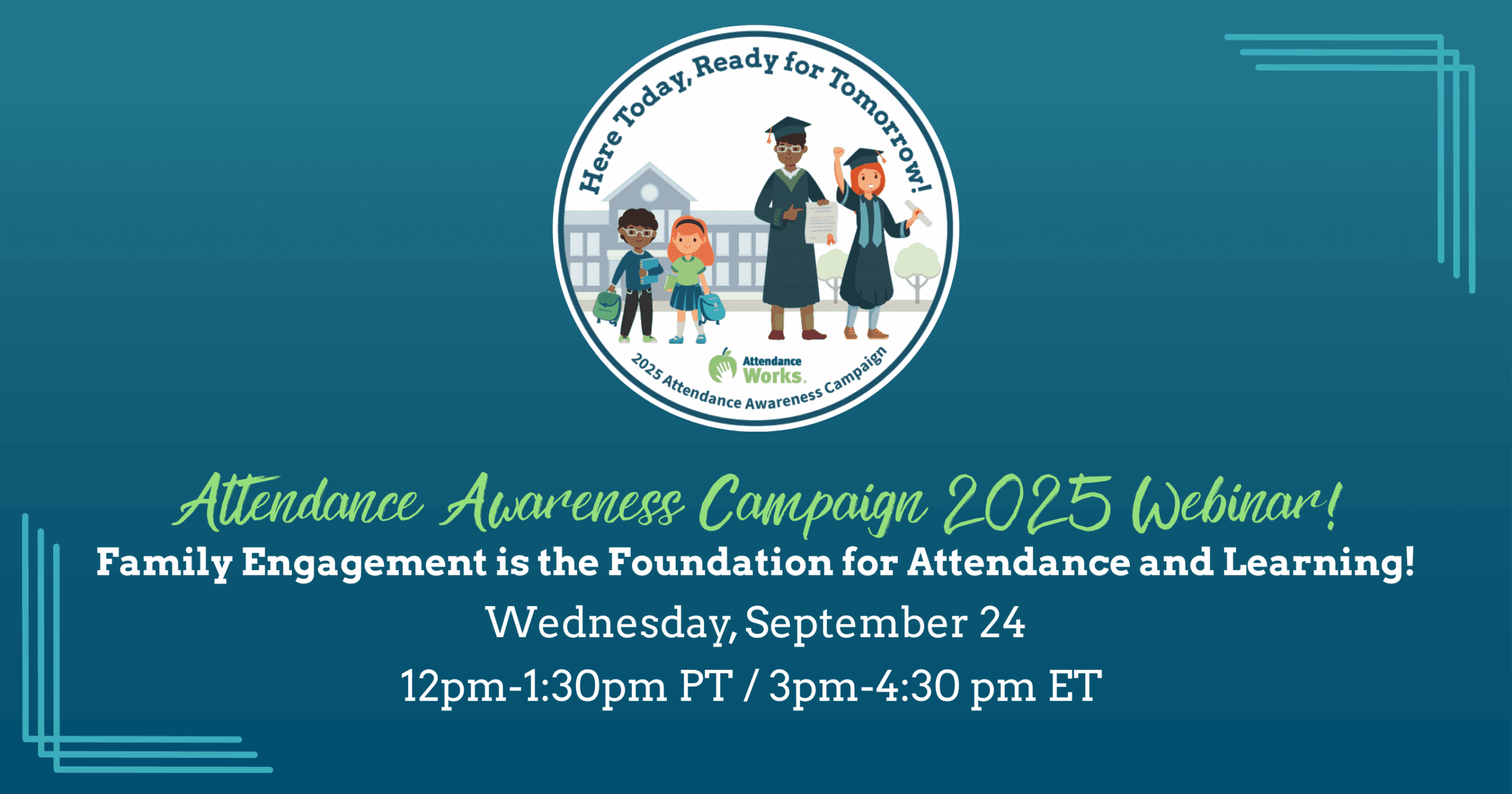 Attendance Awareness Campaign 2025 webinar banner
