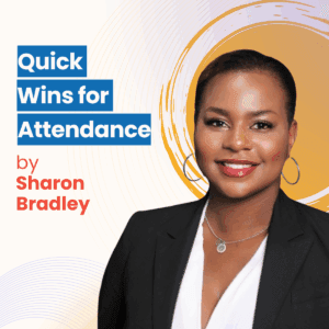 Quick win for attendance by Sharon Bradley