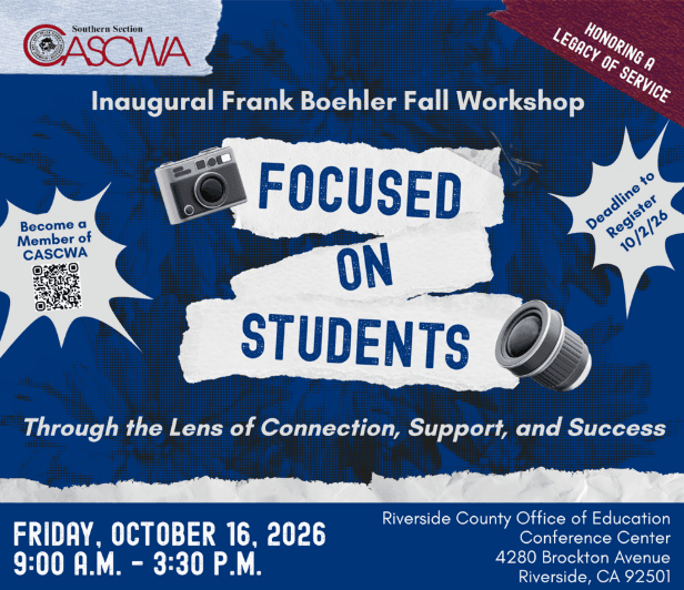 Inaugural Frank Boehler Fall Workshop — Focused on Students
